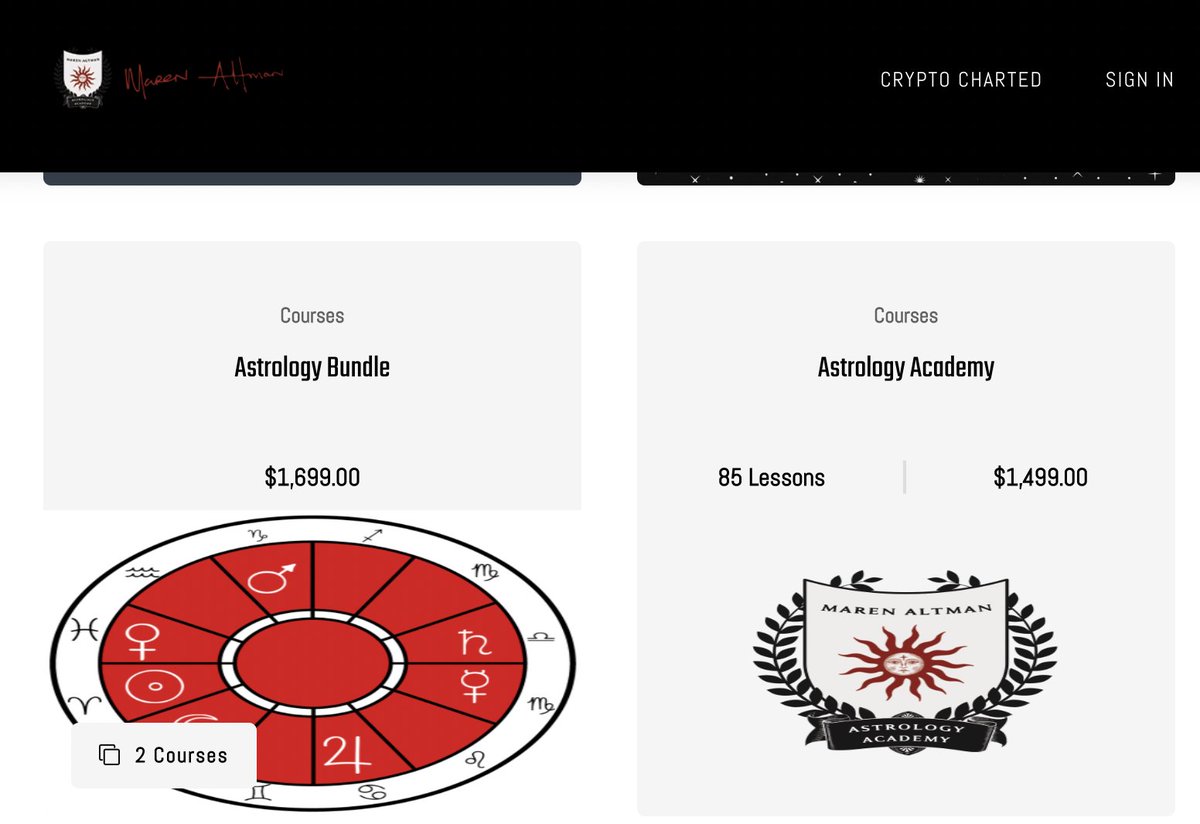 Look, here's the deal.

Astrology isn't real.

Selling magical price-predicting planetary charts to gullible people who don't know any better is dirty &amp; pathetic.

We all sympathize with your mental health issues, but they don't give you carte blanche to grift, scam, and lie.
