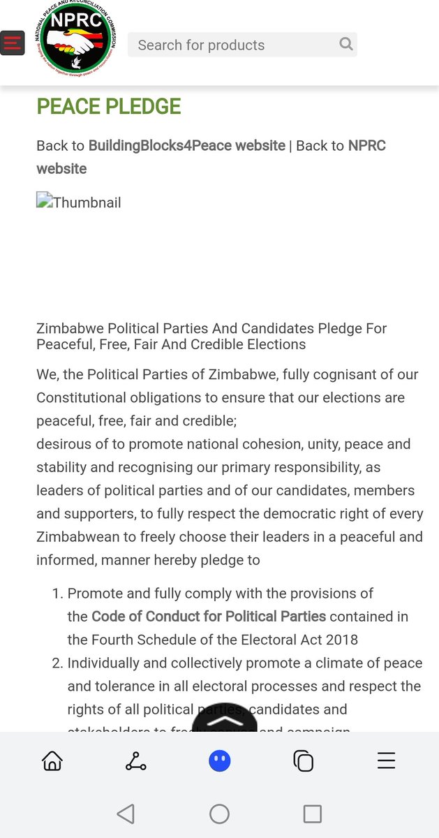 The Matobo violence reminded me of this document. How is it being enforced. Peace begins with me and you. Tolerance is key