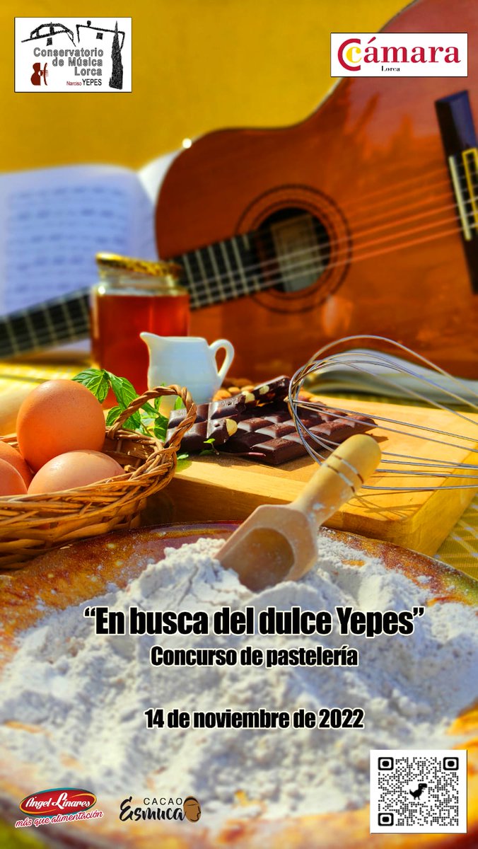 #recordareyepes 
💫Este año para el tradicional Recordaré Yepes hay una propuesta muy original 😍. Un concurso de pastelería dirigido a los profesionales locales llamado "En busca del dulce Yepes" 
Os iremos contando más... 
#Quenoparelamúsica