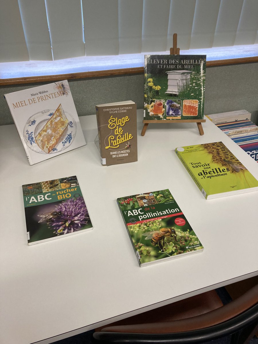 Mardi nous avons assisté à une exposition sur les abeilles 🐝 à la bibliothèque municipale ✨📚 #abeilles #bibliothequeBouligny #lerucherfamilial