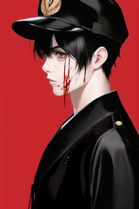 少年画AI+加筆 