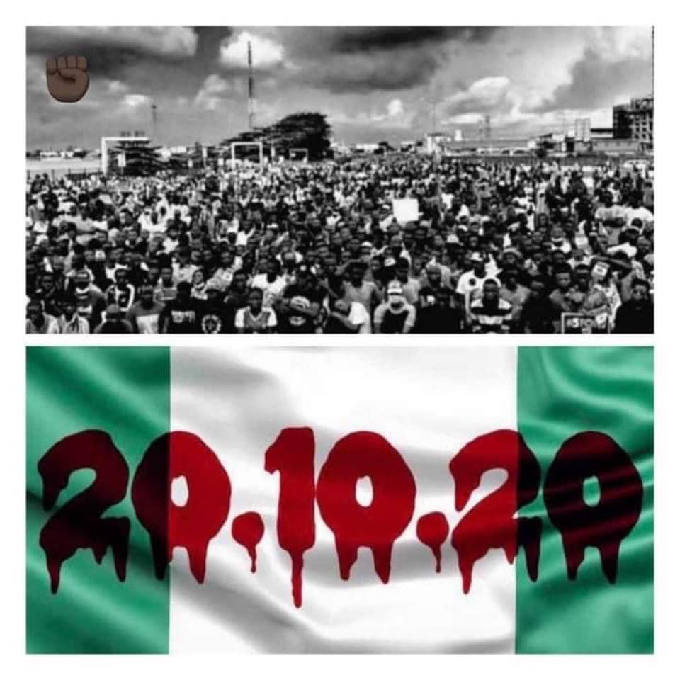 adeyanjudeji's tweet photo. We will never forget. #EndSARSMemorial2 https://t.co/zybUFGU6a1