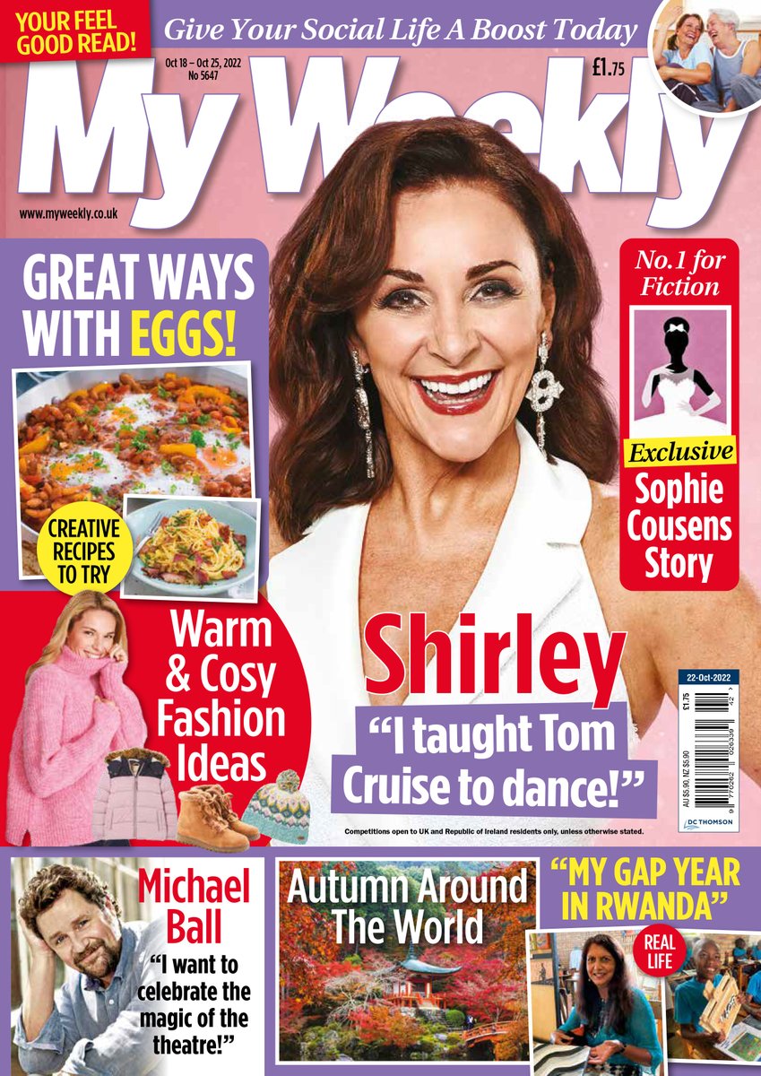"When you get married, you know when your first dance will be, but you never know which one is going to be your last. The only solution is to never stop dancing." ❤
A beautiful line from <a href="/SophieCous/">Sophie Cousens</a>'s exclusive short story for <a href="/My_Weekly/">My Weekly</a> - in this week's issue out now!