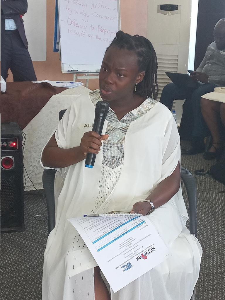 On active participation <a href="/AlixAhlonsou/">AHLONSOU Alix</a> states that when we are participating young people are not meant to be just observers" #AAYC #YAAN2022 #Africa #YouthInclusion