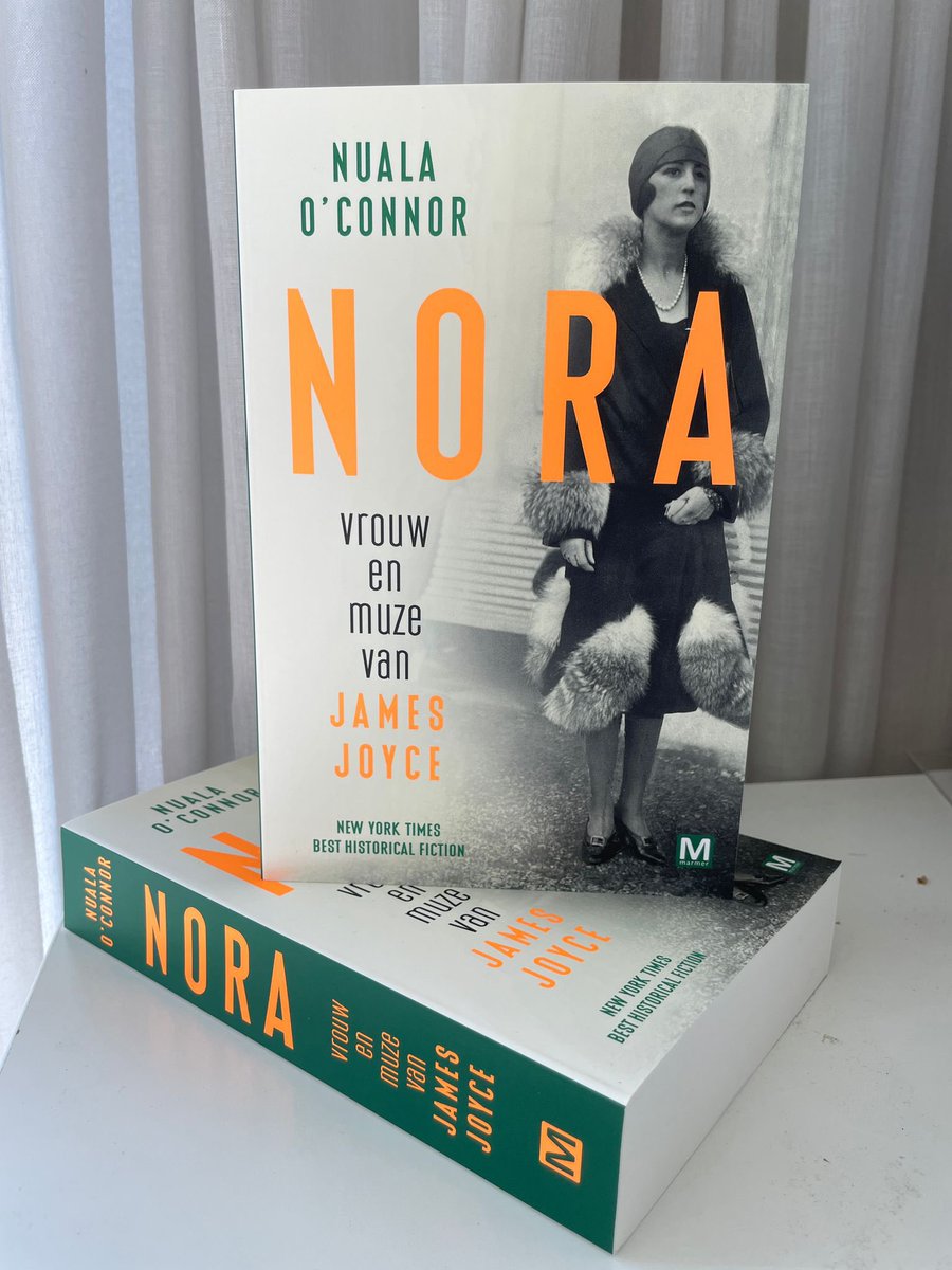 Nu in de boekhandel: Nora, vrouw en muze van James Joyce van Nuala O’Connor (vertaling Jetty Huisman). Deze biografische roman is een aangrijpend portret van Nora Barnacle, en geeft een stem aan deze sterke, onafhankelijke vrouw.