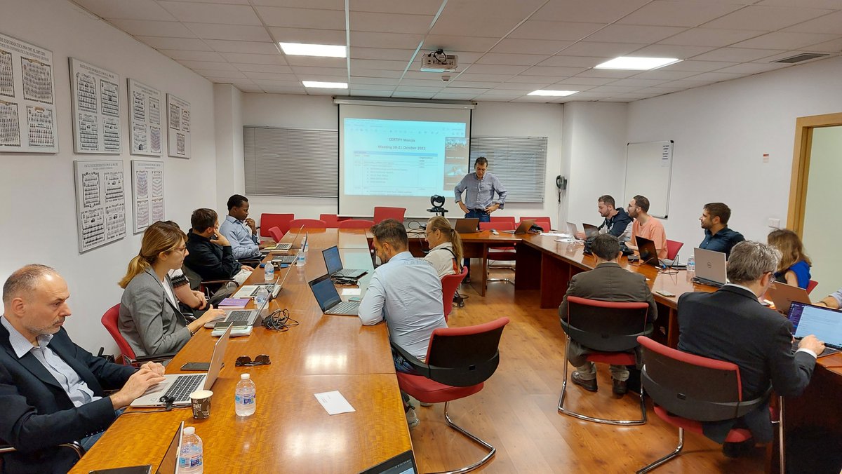 certify_project's tweet photo. @certify_project  has its Kickoff meeting on 20-21st October 22 at Universidad de Murcia. Each Project partner will present their relevant tasks, deliverable and milestones.

#iot #security #boostrapping #authentication #cybersecurity 
@digital_worx https://t.co/5SUZNXNSNB