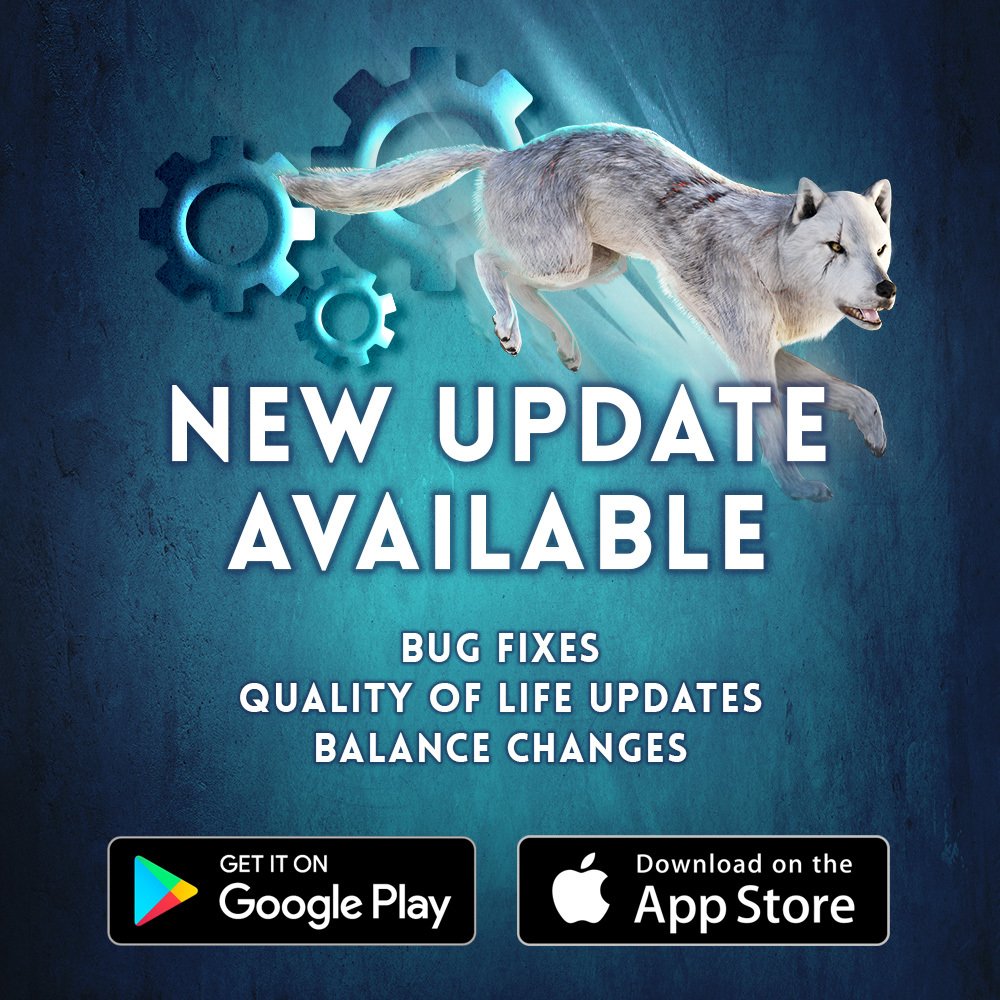 Time for another update. This time focused on bug fixes, quality of life updates and balance changes! Weekly Quest animals now have a different colour on the mini map. For more information, head over to our Discord.gg/TheWolf Ready to hunt?🐺