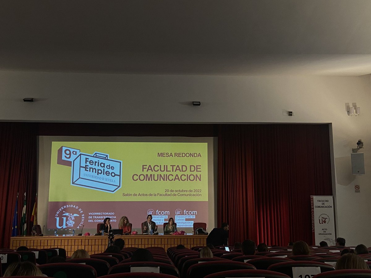 ElFactorH_'s tweet photo. ✅Nuestras experiencias en el mundo de la #comunicacióninstitucional, nos ha llevado a participar en la Mesa Redonda del Máster en Comunicación Institucional y Política de la 9ª #FeriadelEmpleo de la @unisevilla 🙌🏻

¡Arrancamos! ⏯👏🏻 https://t.co/9oKg1LQYbp