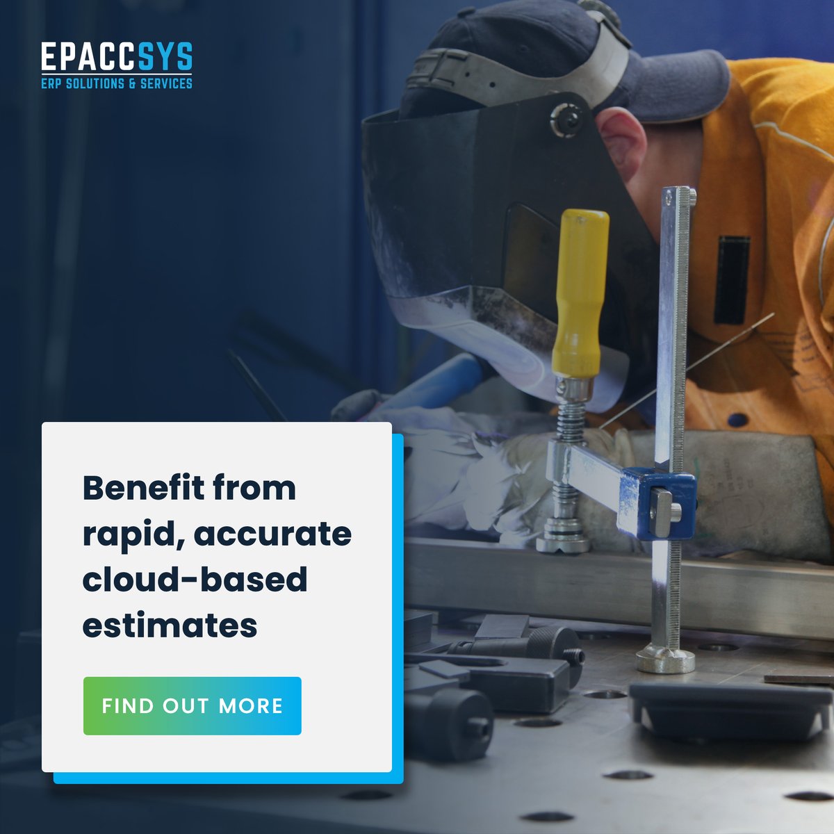 Epaccsys's tweet photo. Streamline the estimating process &amp; build quotes in seconds. Metal fabrication organisations benefit from nesting logic-based estimating that feeds directly into Epicor Kinetic ERP. Learn More: https://t.co/IhKDdjp7WL 
#EpicorKinetic #ERP #metalfabrication #estimating https://t.co/SVsM2plV0s