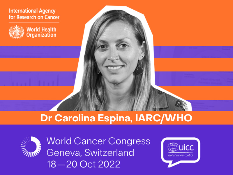 IARCWHO's tweet photo. “The Code against #Cancer translates the latest science on risk factors & preventive interventions into straightforward recommendations for ppl to follow”
IARC’s Dr Carolina Espina chairs a #WCC2022 digital session #WorldCancerCongress #CancerCodeFramework
https://t.co/bcwccMyaqn https://t.co/BmU2GkW4mo