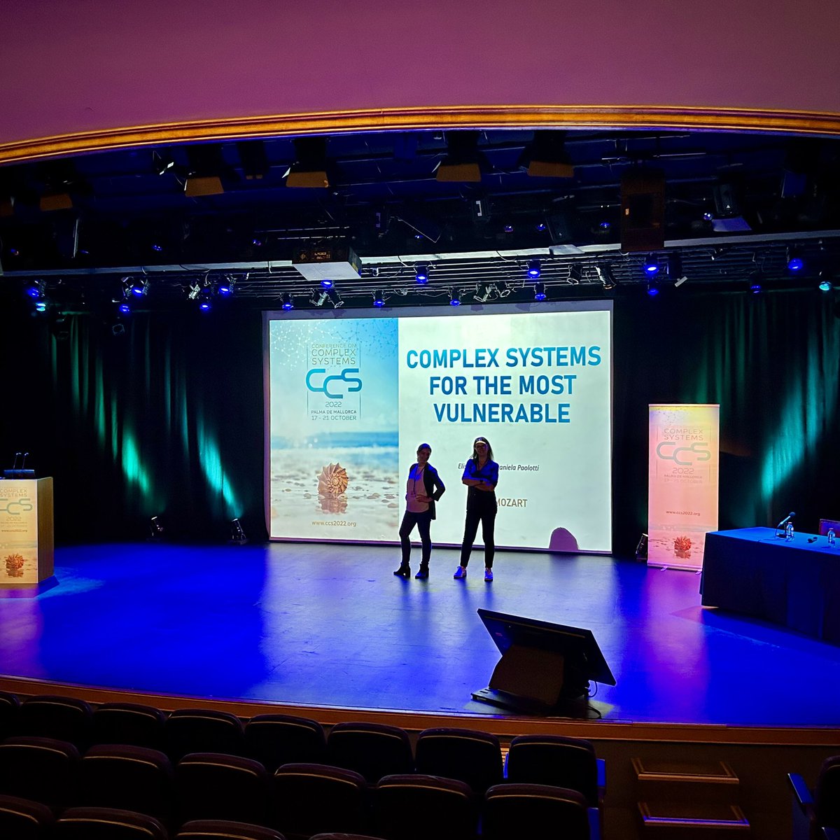 All is ready for the 5th <a href="/ccs2022/">CCS2022</a> workshop on Complex Systems for the Most Vulnerable. Thanks Elisa Omodei, Daniela Paolotti, Michele Tizzoni for making this happen. Program here: cs4v22.weebly.com #CCS2022
