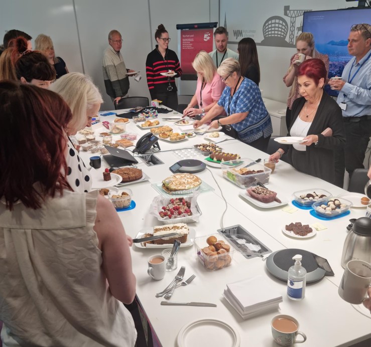 WrightJohnston's tweet photo. We're delighted to announce that our colleagues who took part in the #StepupforSAMH challenge and organised our recent coffee mornings have raised over £1,600 for the charity @SAMHtweets.
Great work everyone!
#fundraising #teamwork #itsallaboutpeople #clientservicedriven #wjm https://t.co/FmtahOx1lS