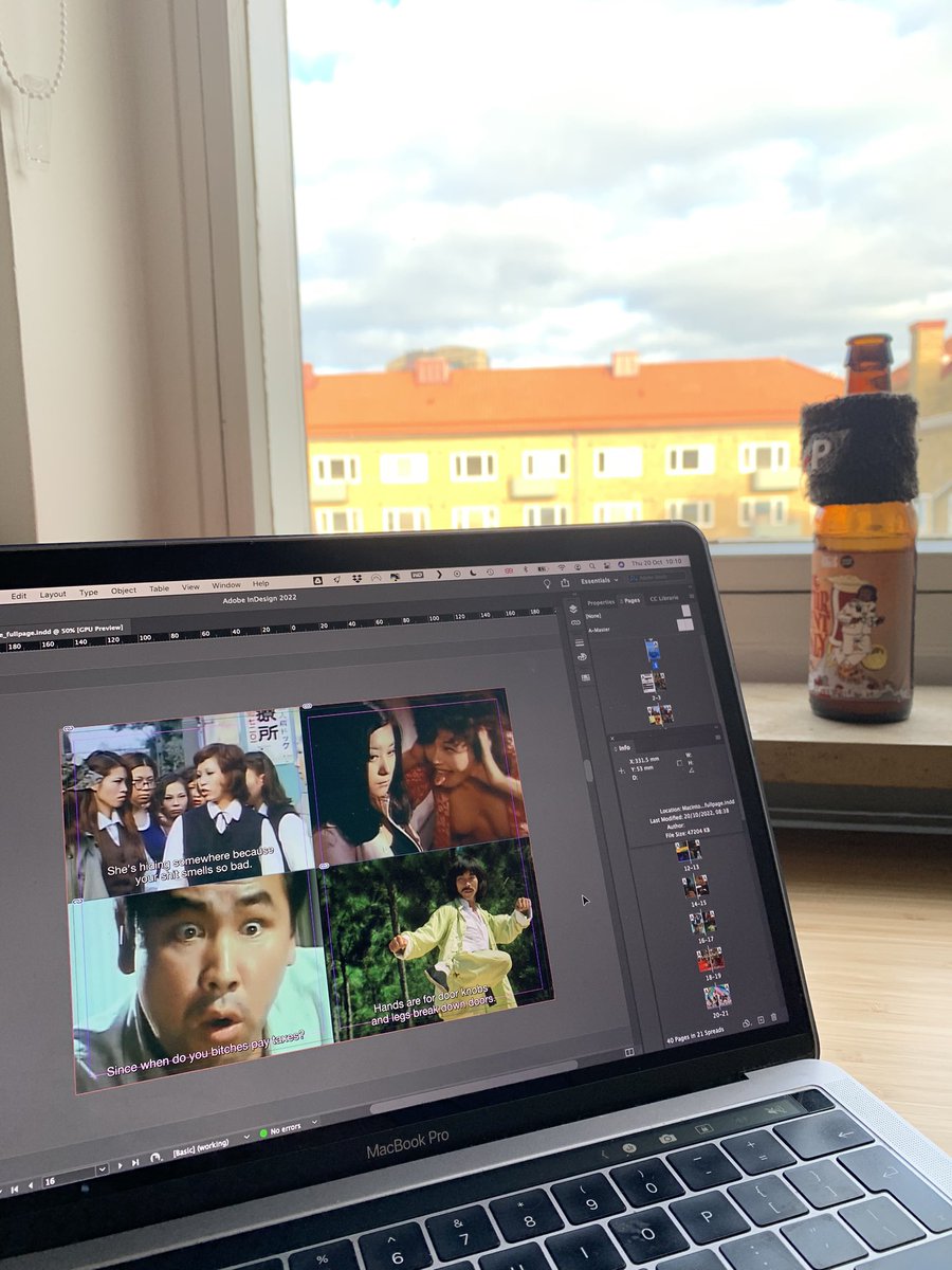 I finally made a zine of random/weird/awesome movie screenshots and I will be bringing it to Copenhagen Zine Fest this weekend!