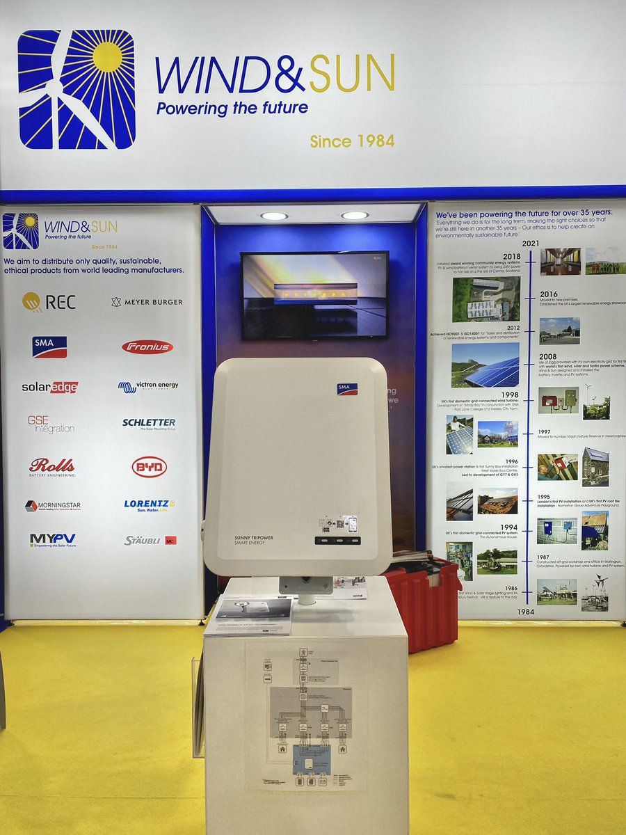 Last day to check out the new SMA Sunny Tripower Smart Energy at Solar &amp; Storage Live. Stand A31 #solarstoragelive @SMAsolar
