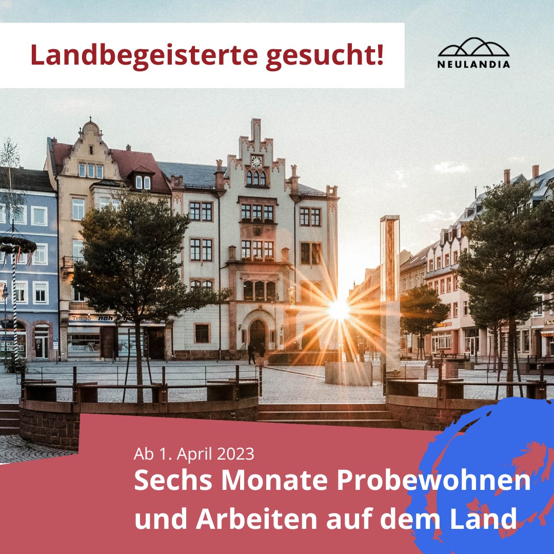 🔆SOP IN MITTWEIDA
Ihr verbringt ein halbes Jahr in Mittweida und entdeckt das Landleben abseits der Großstadt neu und gestaltet die Zukunft der Region mit. Schlagt als Gemeinschaft neue Wege ein und entdeckt, was bislang unentdeckt geblieben ist. 

➡️mittweida-pioneers.de