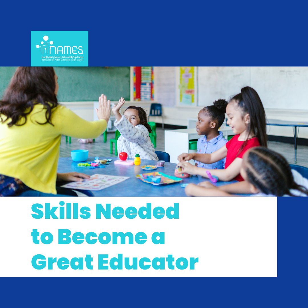 NAMESnetwork's tweet photo. Educators can make a real difference in children’s lives by how they connect, interact, and understand their needs. In this video, we feature essential skills for educators, especially those who deal with preschoolers.
#NAMESnetwork #Scicomm #Educators #Skills https://t.co/0bKQizFiy9