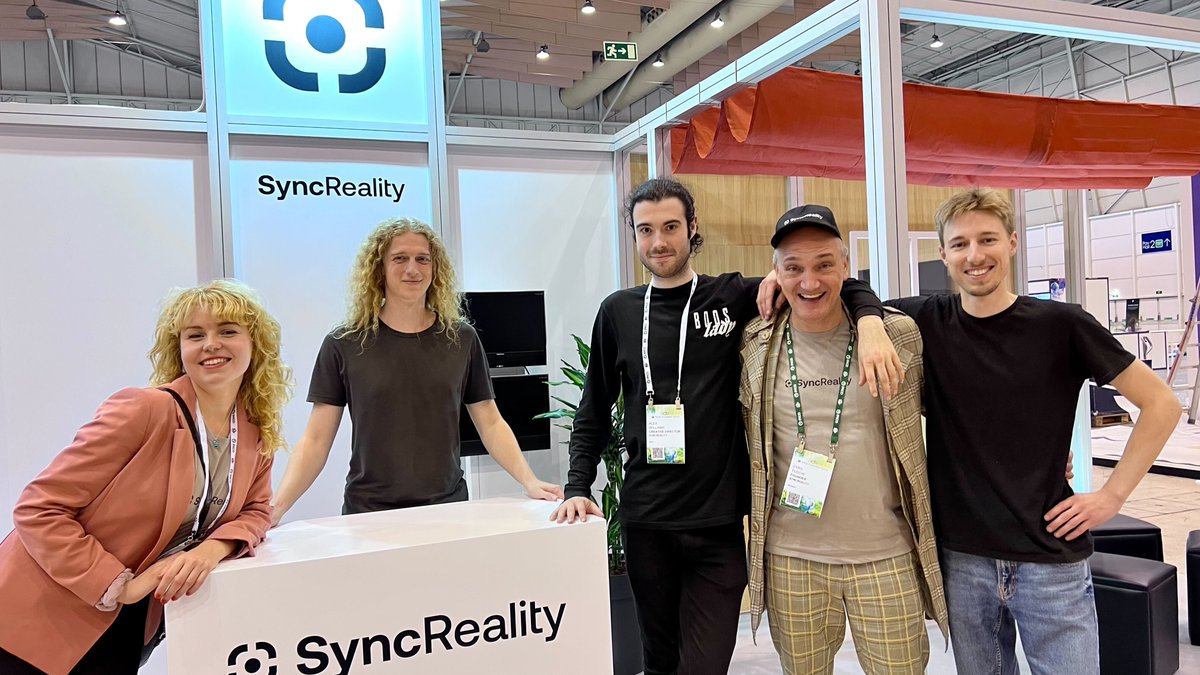 SyncRealityXR's tweet photo. 💥 SyncReality is in Lisbon at #AWE2022 💥
Over the next two days, our team will demo our auto-adaptive content creation tool for users, designers, and developers in the broader #XR community.
#contentcreators #augmentedworld #events #startups #gamedevelopers @ARealityEvent https://t.co/52JNzEXjsB