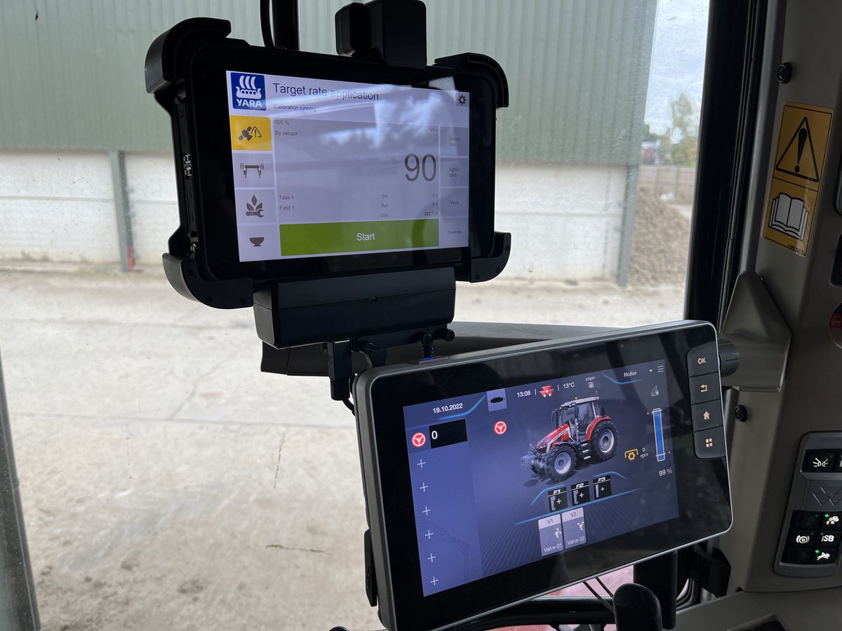 SustEnvFarming's tweet photo. @yara #ALS2 #NSensor fitted yesterday by @TayloredAgri
Ready for action in targeting and reducing N use while maintaining (and improving!) yields and quality.
Here’s to spring!
Part funded by @Ruralpay https://t.co/hTwRQvfsKs