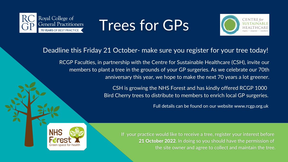 Don't forget to register for your free tree. Deadline is Friday 21st October eur02.safelinks.protection.outlook.com/?url=https%3A%…