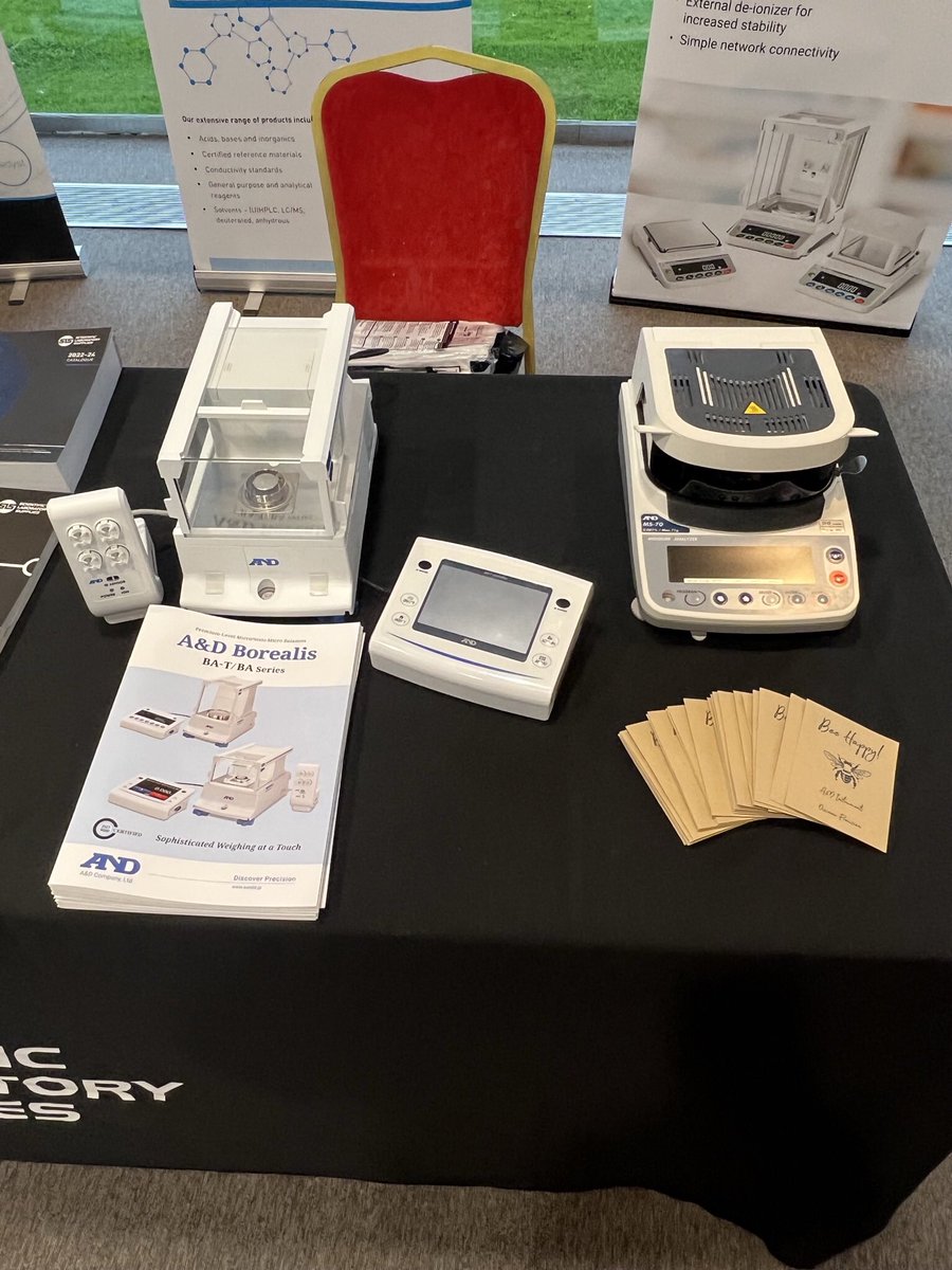 A&D Weighing are all set up at the Lab and Cleanroom expo today at the Leopardstown Racecourse in collaboration with our partners @ScientificLabs 

Register for free using the link 👇🏻

lnkd.in/eC7Hqq3c

#expo #cleanroom #weighingsolutions #irelandbusiness #newproduct