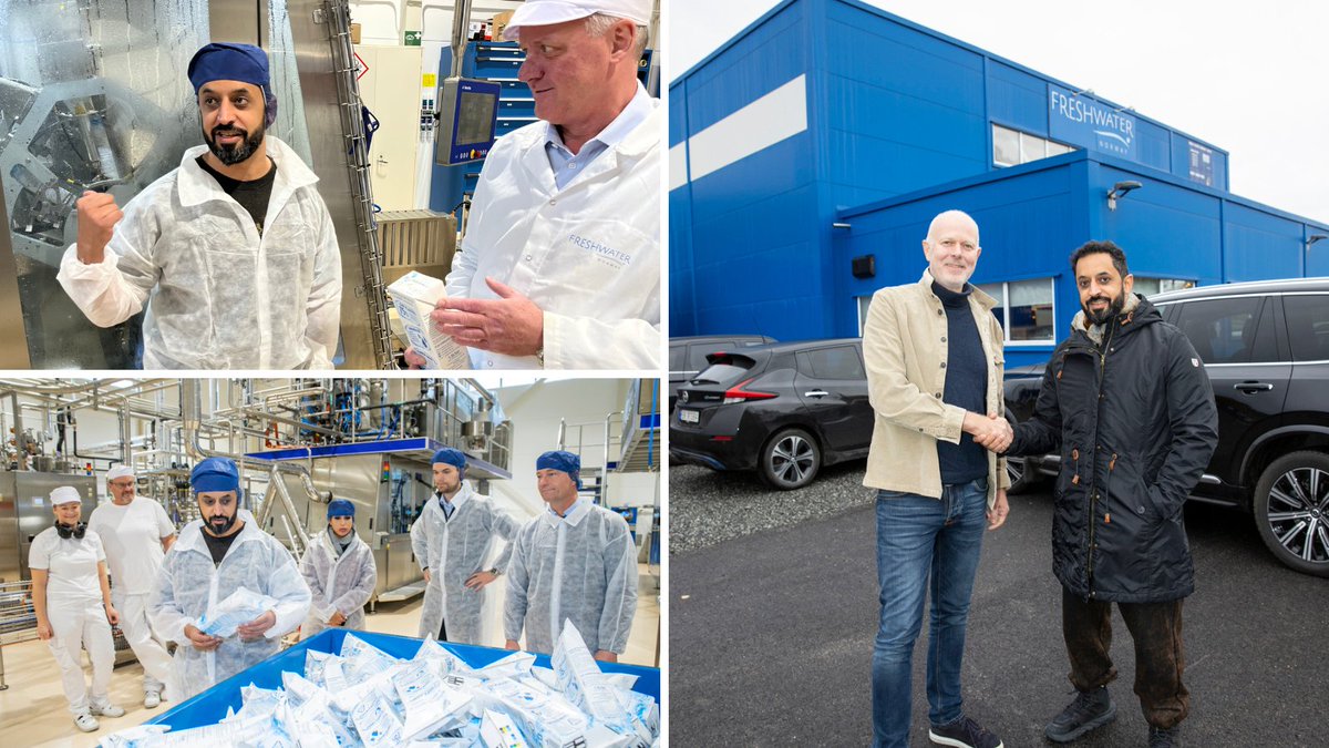 DMCCAuthority's tweet photo. DMCC's visit to Fresh Water Norway explored the possibilities ahead for #DMCCWaterCentre - port-to-port shipping that will leverage Dubai's strategic position to increase global #watersecurity and trade.
#MadeForTrade #WaterTrade #H2O #EmergencyStorage #Sustainability @DGCX https://t.co/JUH6Ww5vOI