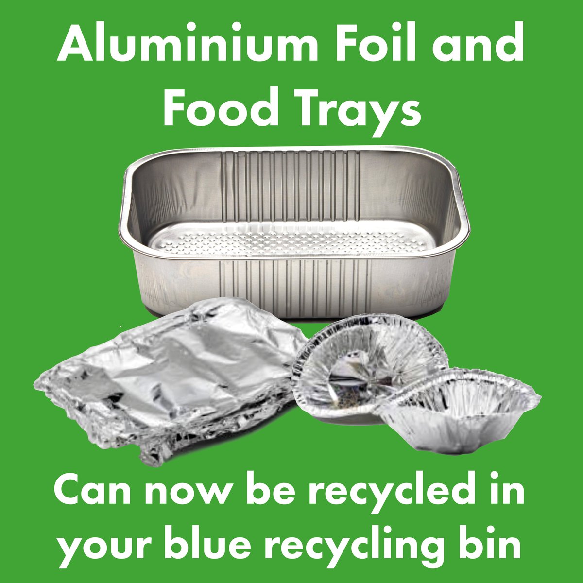 HighlandCouncil's tweet photo. It’s Recycle Week!
You can now put aluminium foil and food trays in your recycle bin. Remember they have to be clean without any food residue.
For more info visit https://t.co/39015i5tqe
#RecycleWeek #RecyclingSorter #RecycleforHighland #Letsgetrecyclingsorted https://t.co/L4ZAn9ivBd