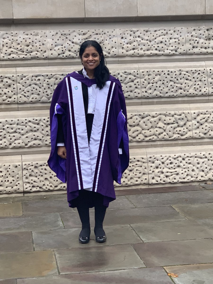 So proud, so proud of MeeraJoshi4⁩ 🎉🎉. #PhDgraduation #OurImperial