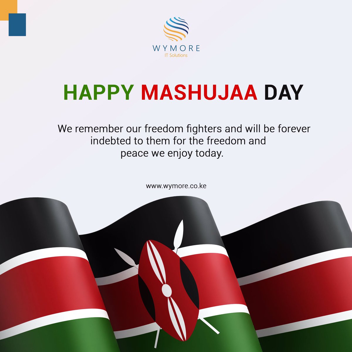 Wymore_it's tweet photo. Happy Mashujaa Day to all our fallen and alive heroes. #wymoreit #itcompany #softwaredeveloper #graphics #MashujaaDay2022 uhuru gardens https://t.co/sTRJsQK9BD