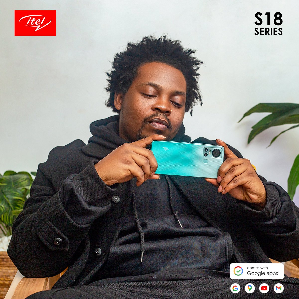 itelNigeria's tweet photo. A charming smartphone for the one and only @Olamide Baddo. 💚

#itelS18Series4G
#MadeForSelfieVlog https://t.co/tT8rdkkPiS