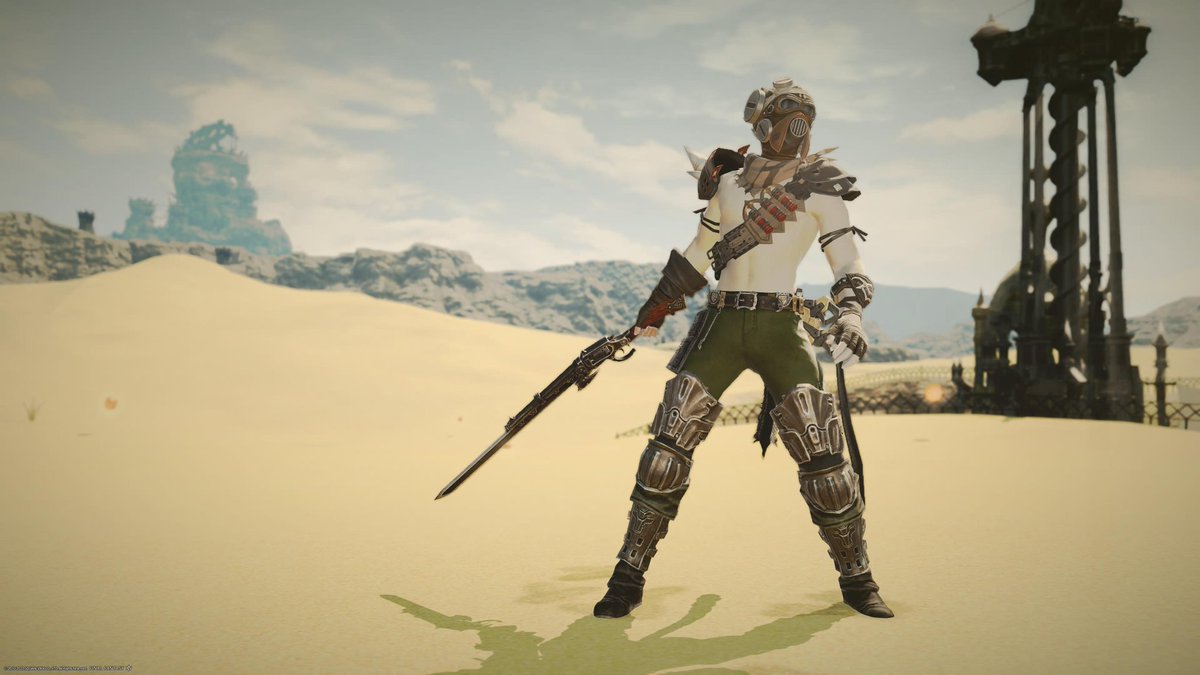 Lugarshumps's tweet photo. Wasteland Raider 
#FFXIVScreenshots #GPOSERS https://t.co/ri2GYGx7SI