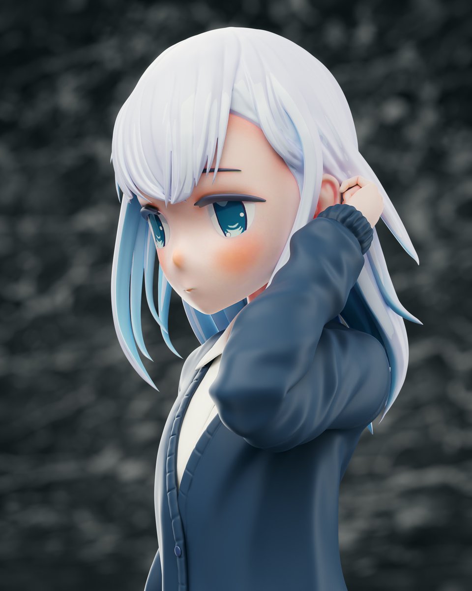 Jonathan_EvanD's tweet photo. Aharen, Reina from Aharen-san wa Hakarenai.
The goal here is to create a figurine in which hopefully 3d printable.
Hope you like it and let me know what you think 😀
Tools; Zbrush, Blender and Photoshop
#anime #Figurine #Fanarts #Blender3d https://t.co/SF5o6zSzgU
