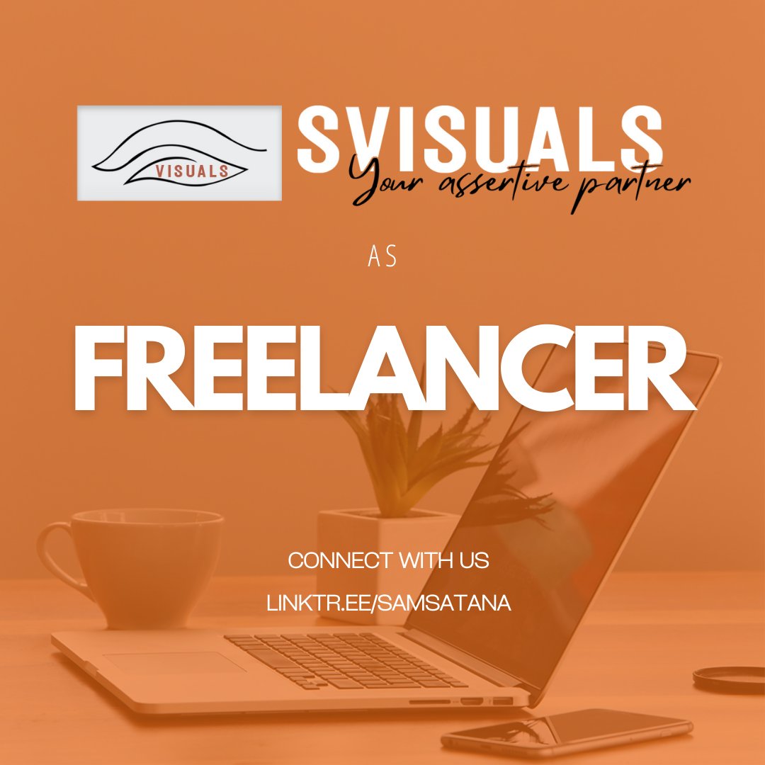SVISUALSdigital's tweet photo. Working with someone knowledgeable in the area you need is easy when you hire a freelancer.

Here at SVISUALS, our primary goal is to help your brand stand out.

📩 Message us and let me help you achieve your goals

#SVISUALS #YourAssertivePartner #lifestylefreelancer https://t.co/Yhn5v5a1q6