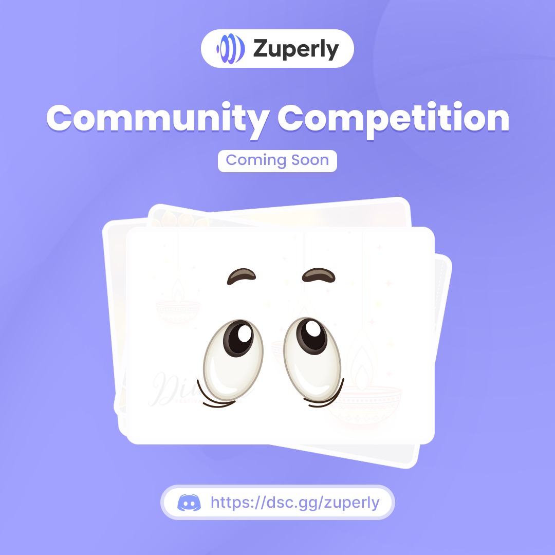 ZuperlyHQ's tweet photo. Something exciting is coming up👀any guesses?🤔
To know more stick around till 6pm.✌😉🚀 

#community #contestalert #Zuperly #lifelonglearning #lifelonglearner #learning https://t.co/vbelNJ14oX