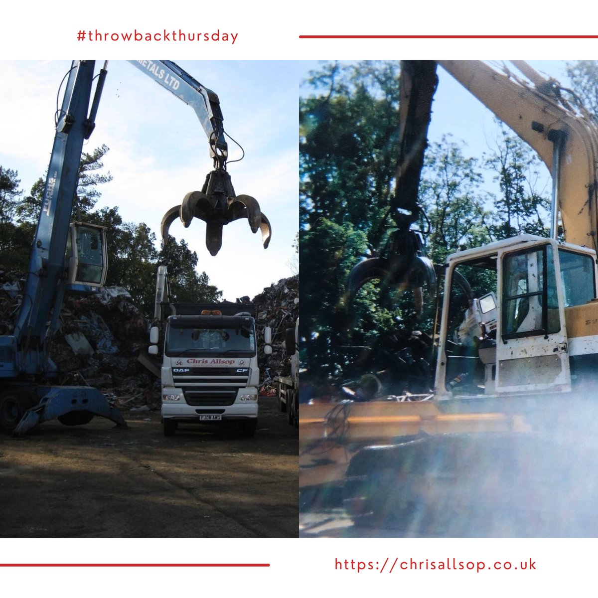 #throwbackthursday 🎉🙌🏼

🌐 chrisallsop.co.uk⠀

✔️ We’ve been recycling scrap metal since 1986. ⠀
⠀
#scrapmetal #recycling #scrapyard #scrap #recycle #metalrecycling #scrapmetalrecycling #scraplife #demolition #chrisallsop #familybusiness #eastmidlands #nottingham