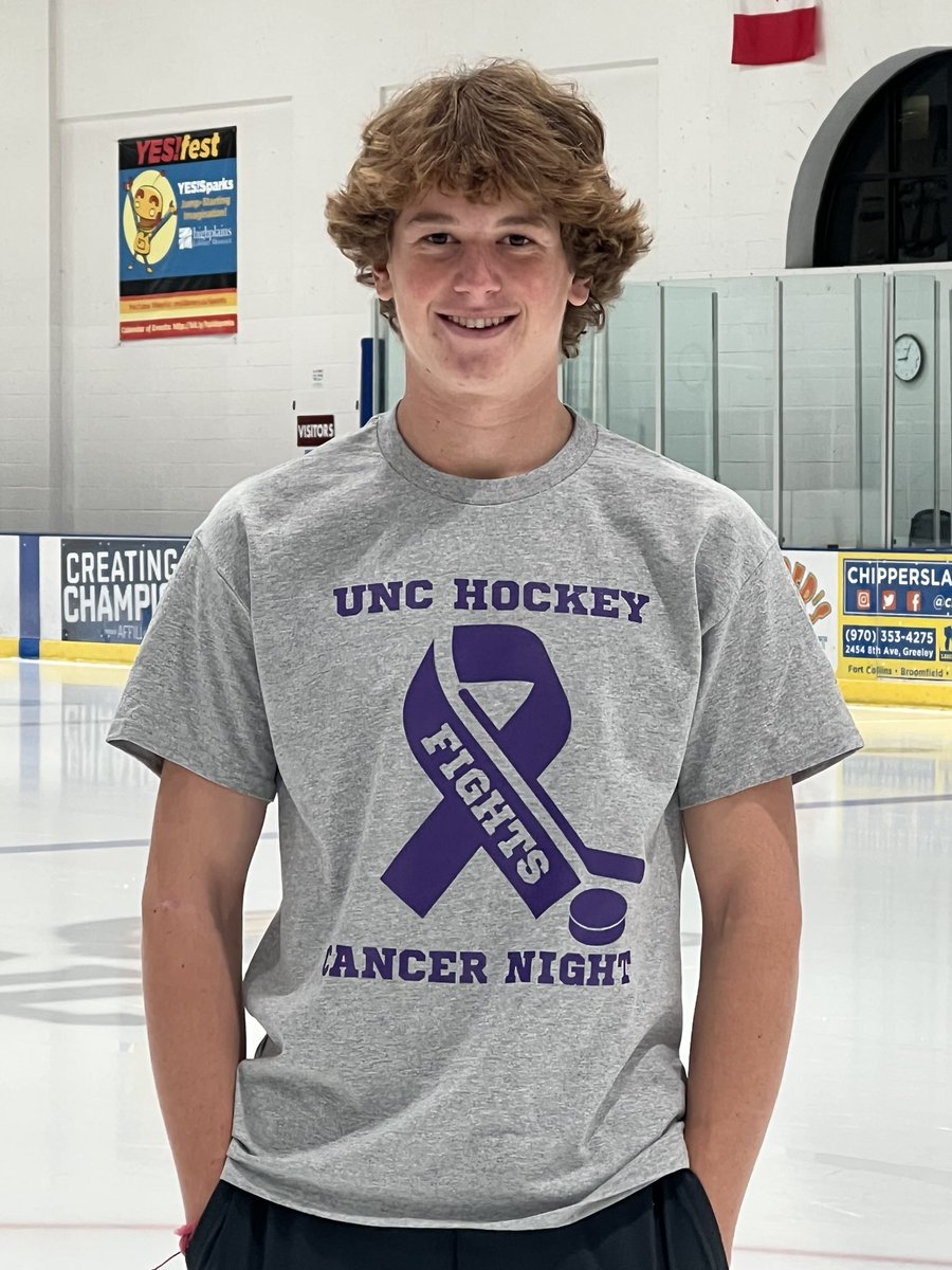 HockeyUNC's tweet photo. This years Hockey Fights Cancer T-Shirts have arrived! T-Shirts will be available for purchase at Friday’s game only (quantity is limited). T-Shirts are $20 per shirt, in which a portion of the proceeds will go to cancer research. 💜
#HockeyFightsCancer https://t.co/7IvsHsDVE1
