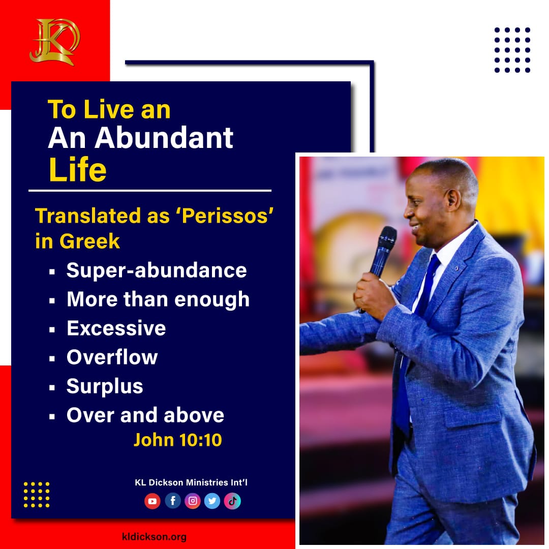 kl_dickson's tweet photo. God's heart for you is that you may live an abundant life (John 10:10)
#AbundantLife
#ChristJesusOurBreakthrough
#GodOfGoodness
#RevelationOfJesus
#PrayWithoutCeasing https://t.co/c6kcVRvPG2