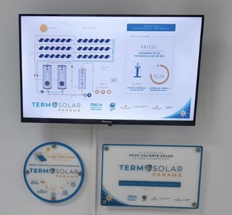 RosilenaLindoR's tweet photo. As part of the  Energy Efficiency National Strategy and with the implementation of  @unep_espanol initiative TERMOSOLAR🇵🇦 , a new solar thermal installation has been implemented in a Public hospital. The system comprises 36 solar collectors, 100.8 m2 and 6000 lts of ☀️hot water https://t.co/rLO5EYRVkV