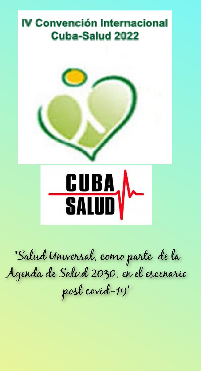 #CubaSalud2022, #CubaPorLaVida @CubacooperaDj