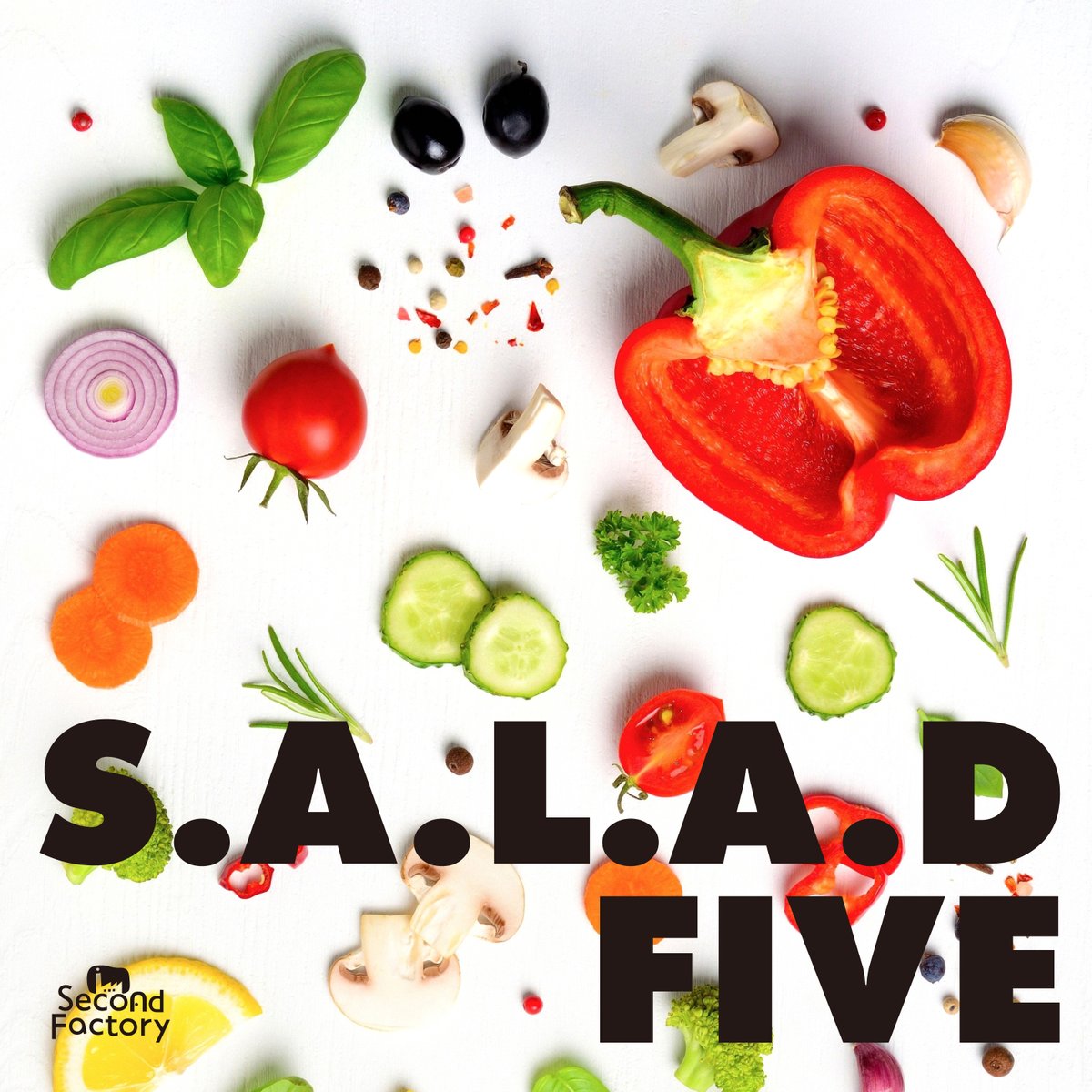 SALADSOUNDS's tweet photo. ★☆週刊サラダ★☆
【S.A.L.A.D WEEKLY RELEASE】

本日！10月20日木曜日！
新曲リリース！第五弾！

「S.A.L.A.D FIVE」※Mellow Line

SecondFactory オンラインショップより、期間限定CD-Rでのリリース！！
#SALADWEEK #週刊サラダ

●S.A.L.A.D FIVE - S.A.L.A.D
https://t.co/UQtMvGVa0b https://t.co/7YCkqy3QWr