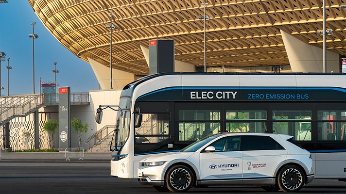 HMGnewsroom's tweet photo. #Hyundai to Support Sustainable #WorldCup with #EcoFriendly Fleet Vehicles  ▶ https://t.co/aGoSEAfQKS

@FIFAWorldCup #Football #HEV #BEV #EV #ElecCity #CarbonNeutrality #Sustainability #GoaloftheCentury https://t.co/iUb3HZ1VfV
