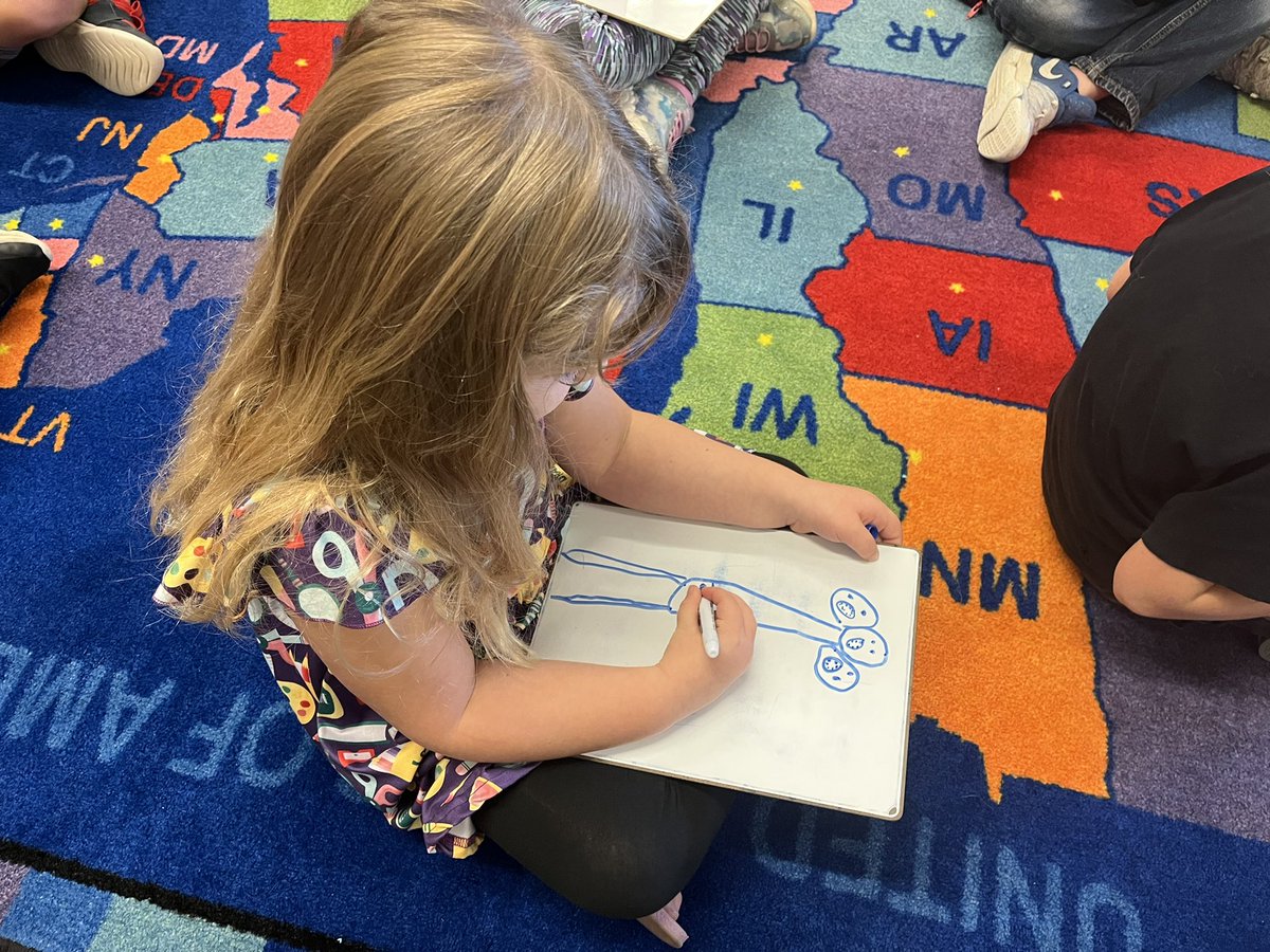 tmlusby's tweet photo. I 💕love 💕first grade drawings! Today they created monsters that they will later write about. #startingwithaplan #addingdetails #workingonadjectives https://t.co/yhPG9DBdUO