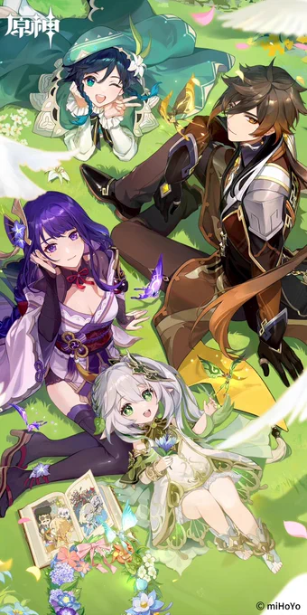 原神公式weiboよりver3.1 公式イラスト壁紙配布③ 