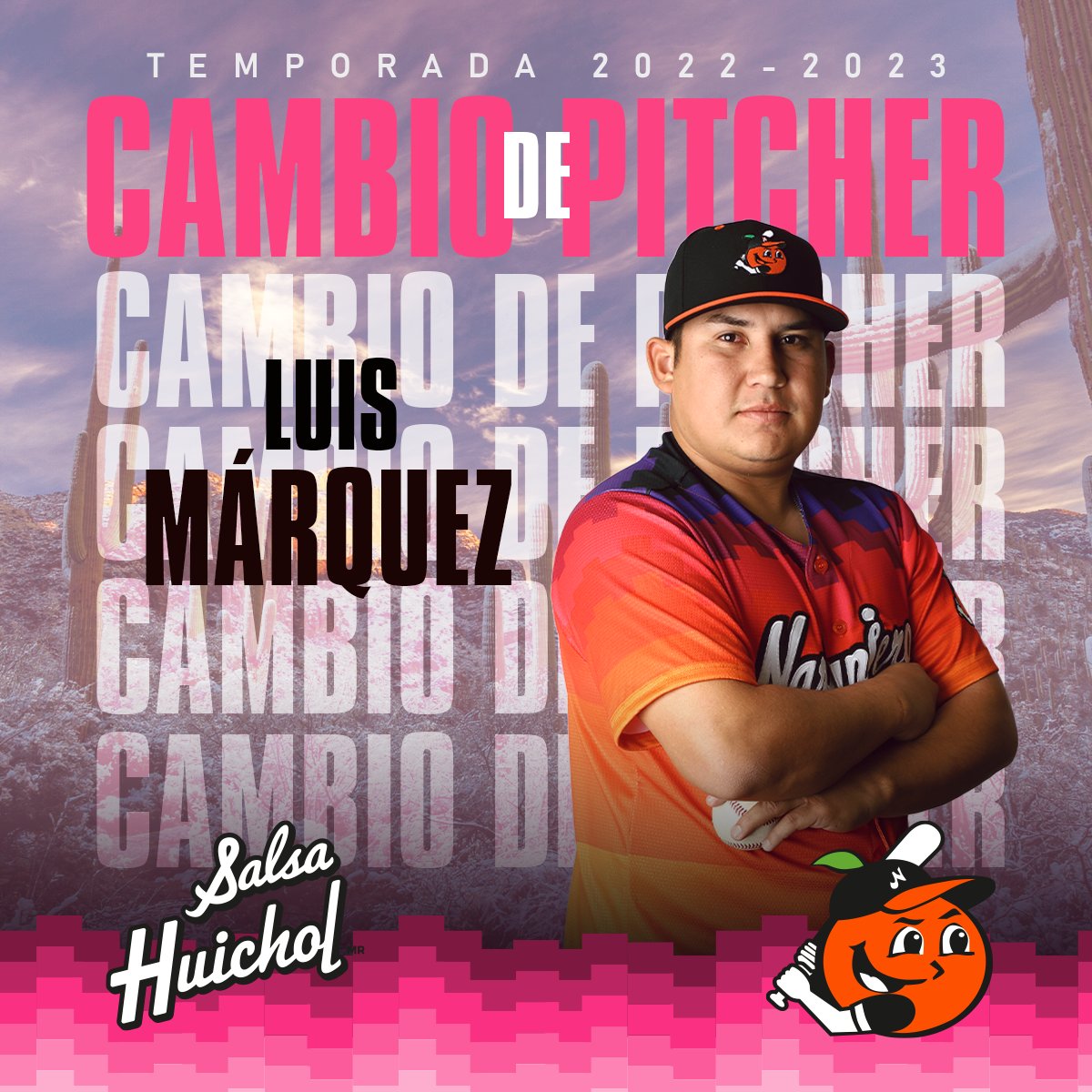 Cambio de pitcher por Naranjeros, sale del encuentro el abridor Brandon Brennan y entra Luis Márquez. 

Presentado por <a href="/Salsa_Huichol/">Salsa Huichol</a> 

🦅Águilas 1️⃣
🍊#Naranjeros 0️⃣