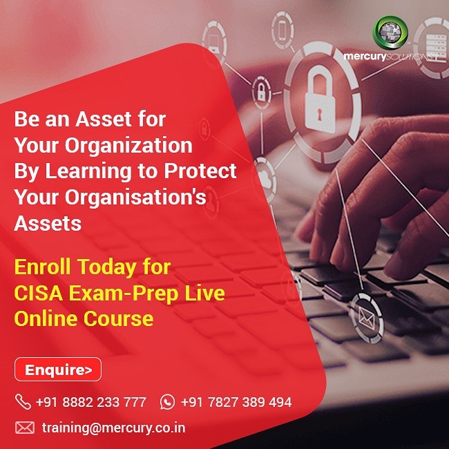 mercurysol's tweet image. Validate your expertise as IS/ IT Auditor and get the leverage you need to move up in your career with CISA Live Online Training.

Enquire to register. mercurysolutions.co/cisa-certifica…

#cisa #cisatraining #cisacertification #cisacourse #cisatrainingcourse #ITTraining #cybersecurity