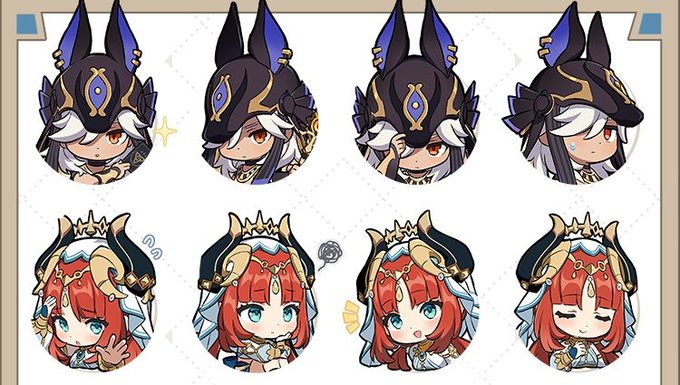 Their stickers look like they're interacting haha 