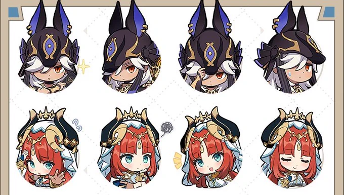 Their stickers look like they're interacting haha 