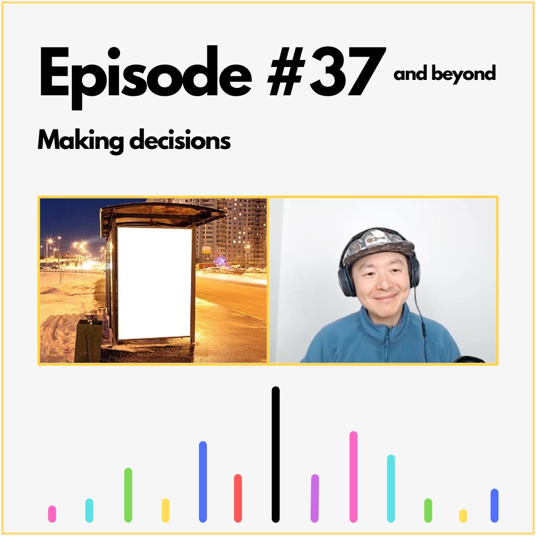 TheMedianPod's tweet photo. Episode #37 and beyond - Making decisions

Jeff here. 

There's a simple Buddhist tale on how best to make a decision and it goes something like this:

"When we come to the crossroads and we are unsure what direction to take, we should pull over to the side, have a break and

1/5 https://t.co/nd2kGs3vv9