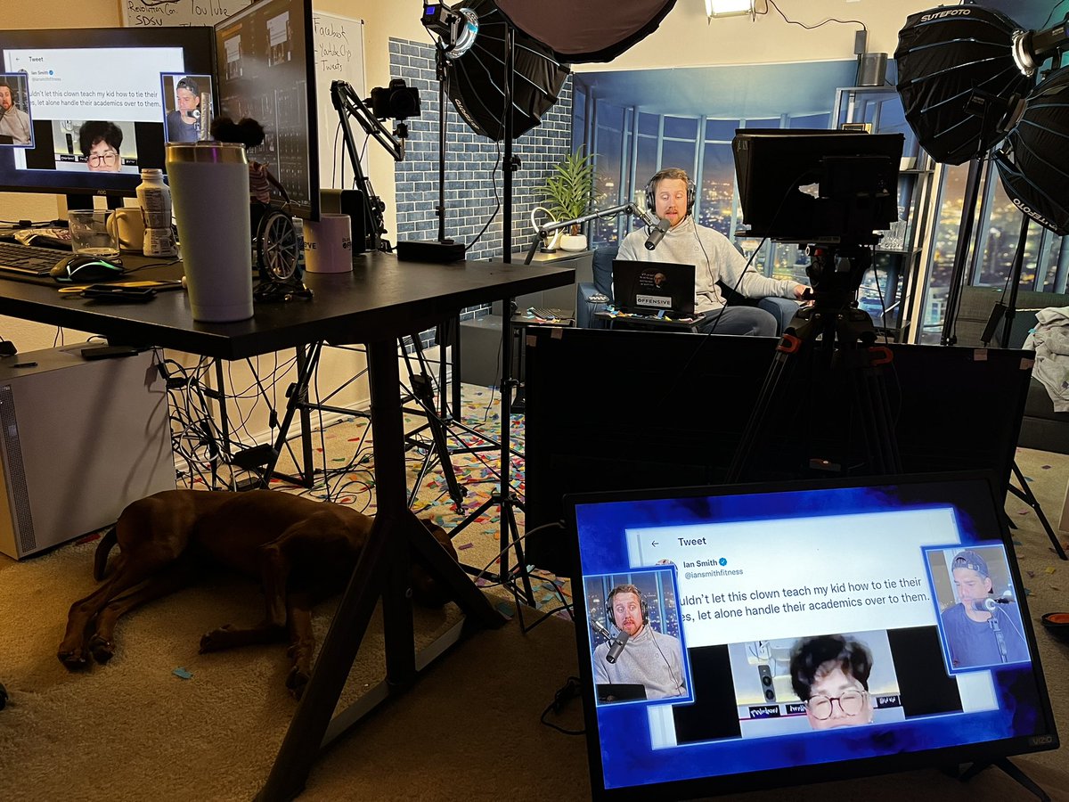 ELIJAH on Twitter "Gunther keeping me company in the home studio with