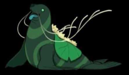 FinnBull's tweet photo. @eisorus Alex the seal from spiritfarer :) https://t.co/OFiiRXMbge