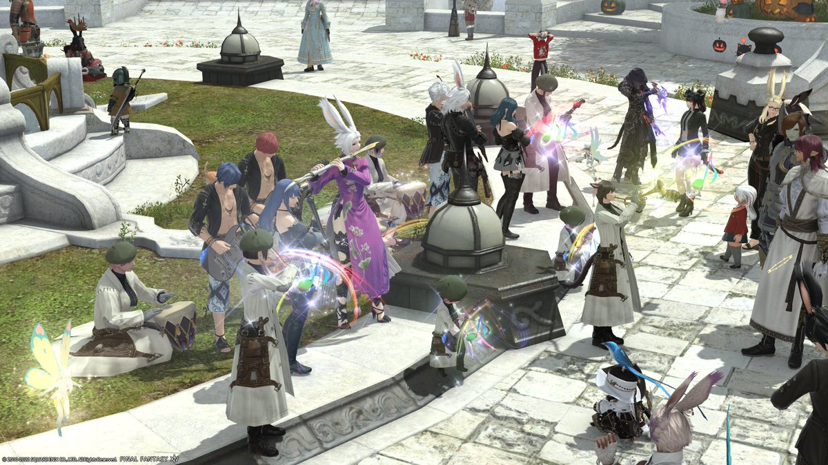 miko_topfield's tweet photo. Paw's Paws &amp; Black Rose in Limsa Lominsa(Hyperion) https://t.co/nRZPIGX6ng